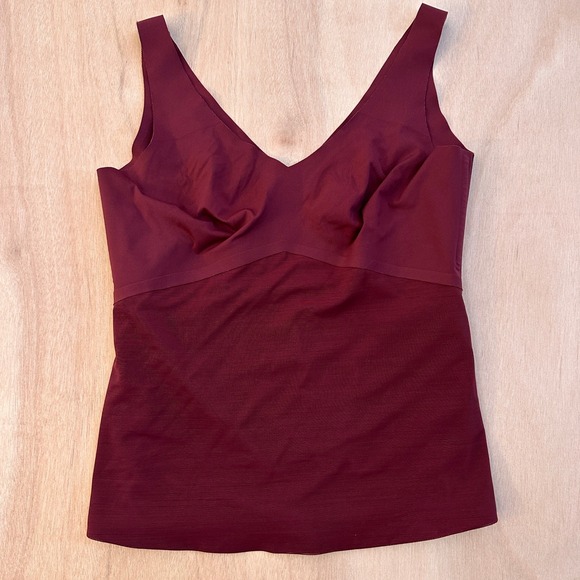 Honeylove Other - Honeylove LiftWear Cami Women XL Fig Burgundy Shaping Tank Top Wire-Free Bra
